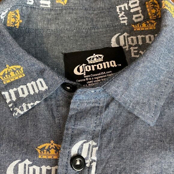Corona Extra Men’s Cotton Shirt Size XL - Picture 4 of 7